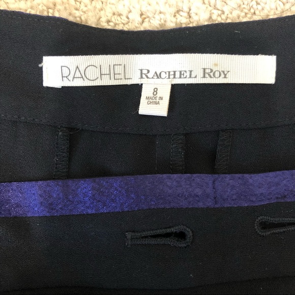 RACHEL ROY Loose Dressy Shorts Black Sz 8 - Picture 9 of 10